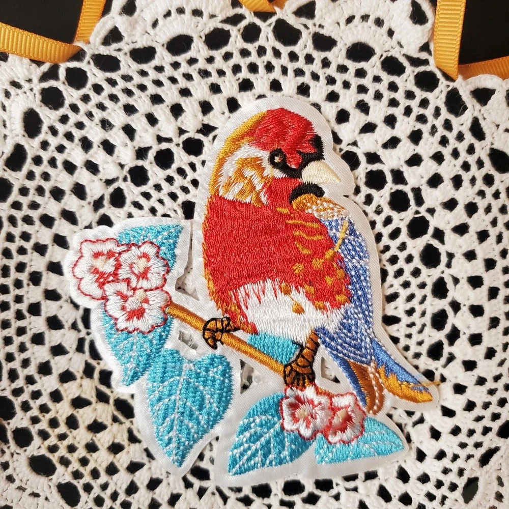 Parrot Bird Boho Bohemian OOAK Dream Catcher 8.5